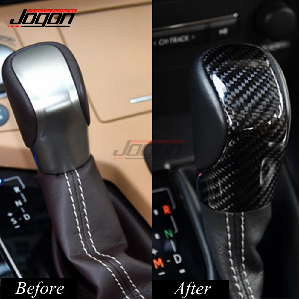 For Lexus RC200t RC300 RC350 2014-2022 Real Carbon Console Gear Shift Knob Cover