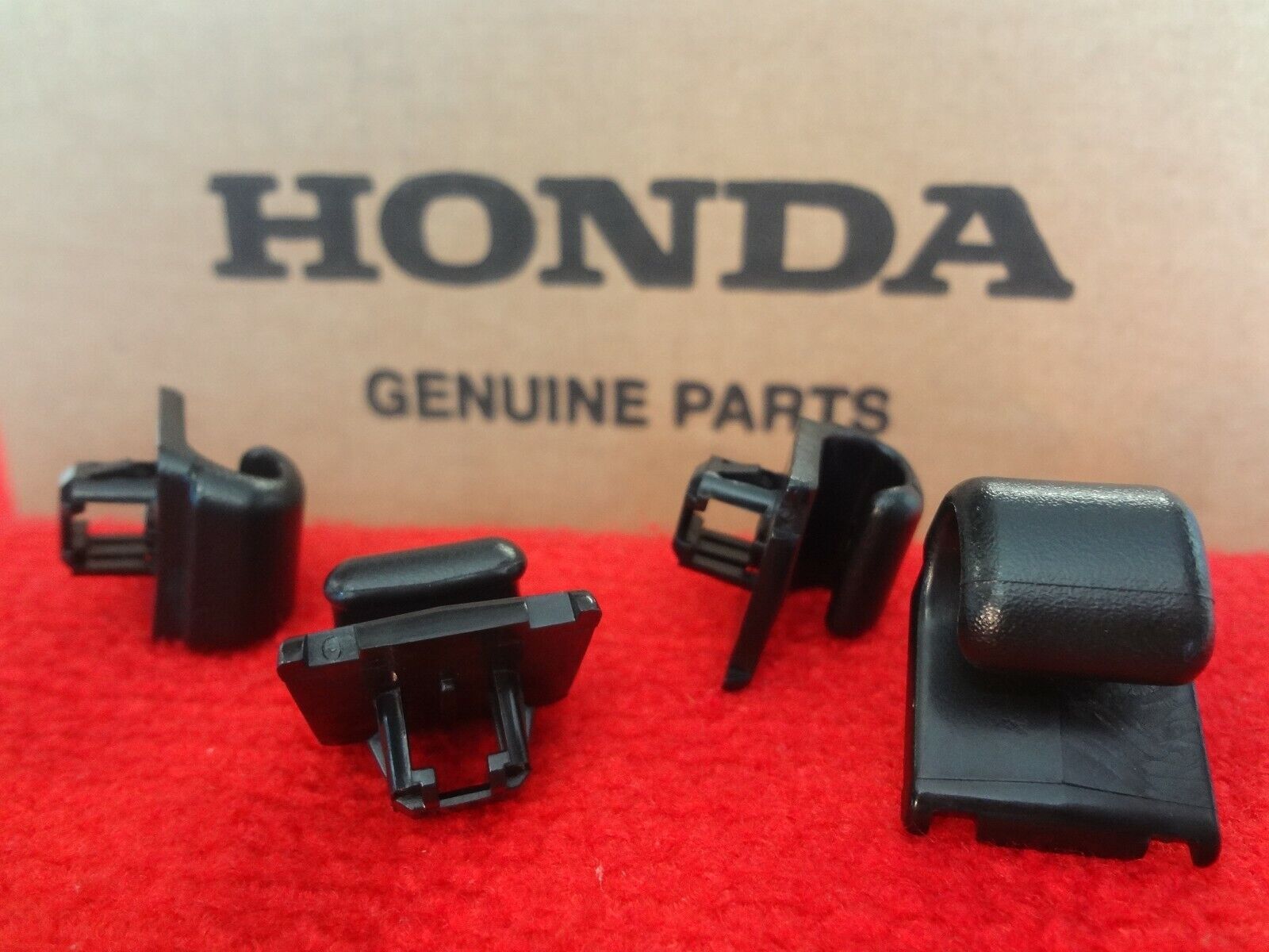 ❤️ Honda Pilot Touring 2009-15 Rear Door Sun Shade Hook Kit (4) Clips OEM 