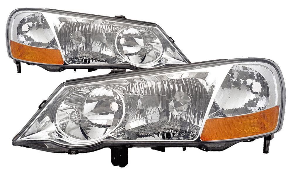 For 2002-2003 Acura TL Headlight Halogen Set Driver and Passenger Side