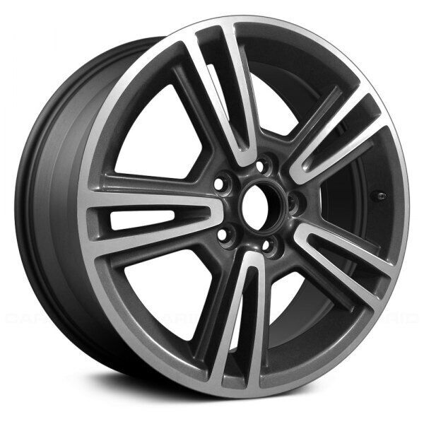 Wheel For 2010-14 Ford Mustang 17x7 Alloy Double 5 Spoke 5-114.3mm Charcoal Gray