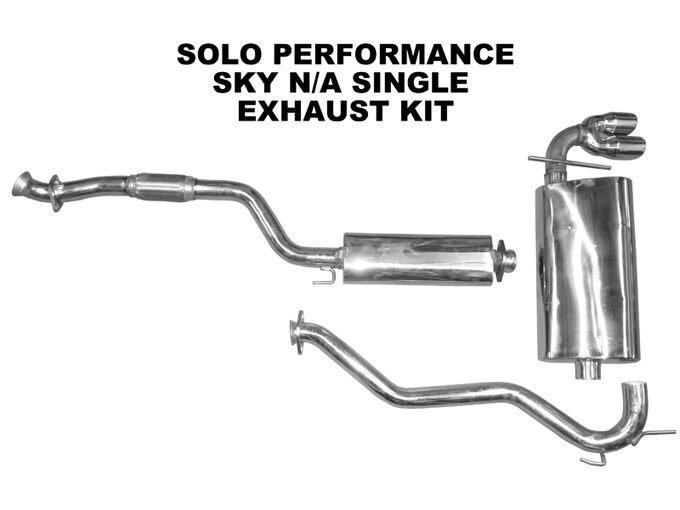Saturn Sky 2.4L Cat Back Single Exhaust by Solo Performance 2006 - 2009