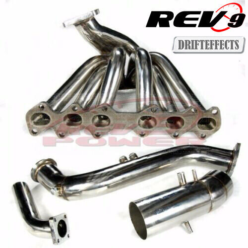 Rev9 Stainless Turbo Exhaust Manifold Kit For IS300 SC300 Supra 2JZGE T4