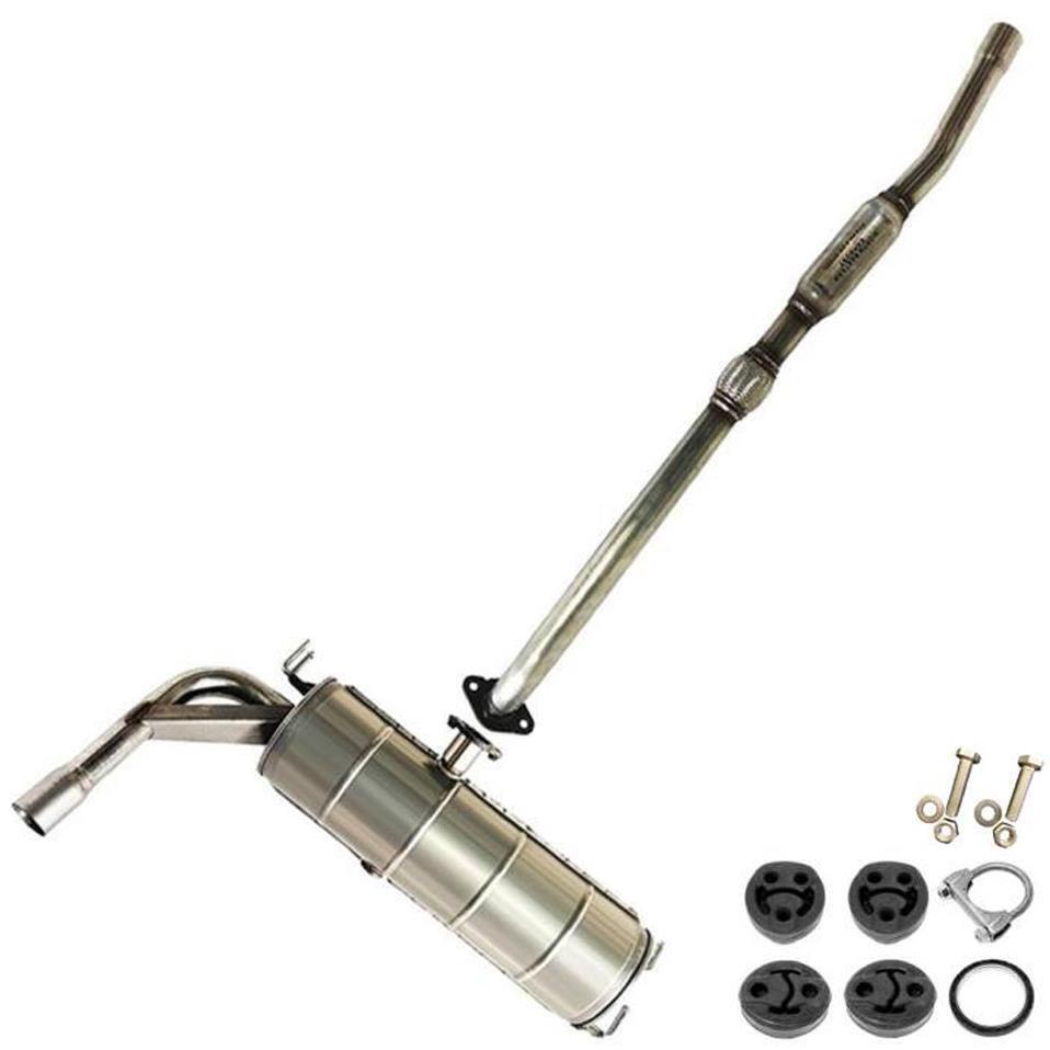 Stainless Steel Exhaust System with bolts and hangers fits: 2004-2005 Rav4 2.4L