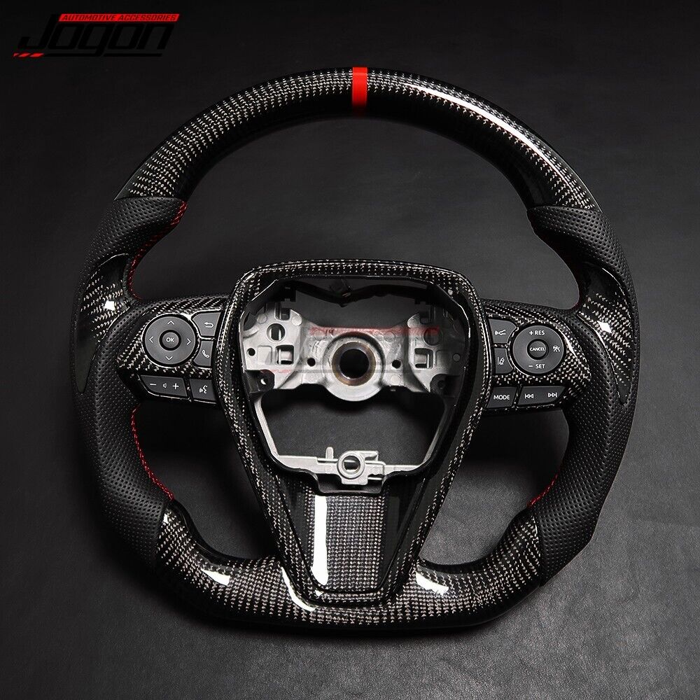 Customized Carbon Fiber Steering Wheel For Toyota RAV4 TRD Off-Road Sport 2019+