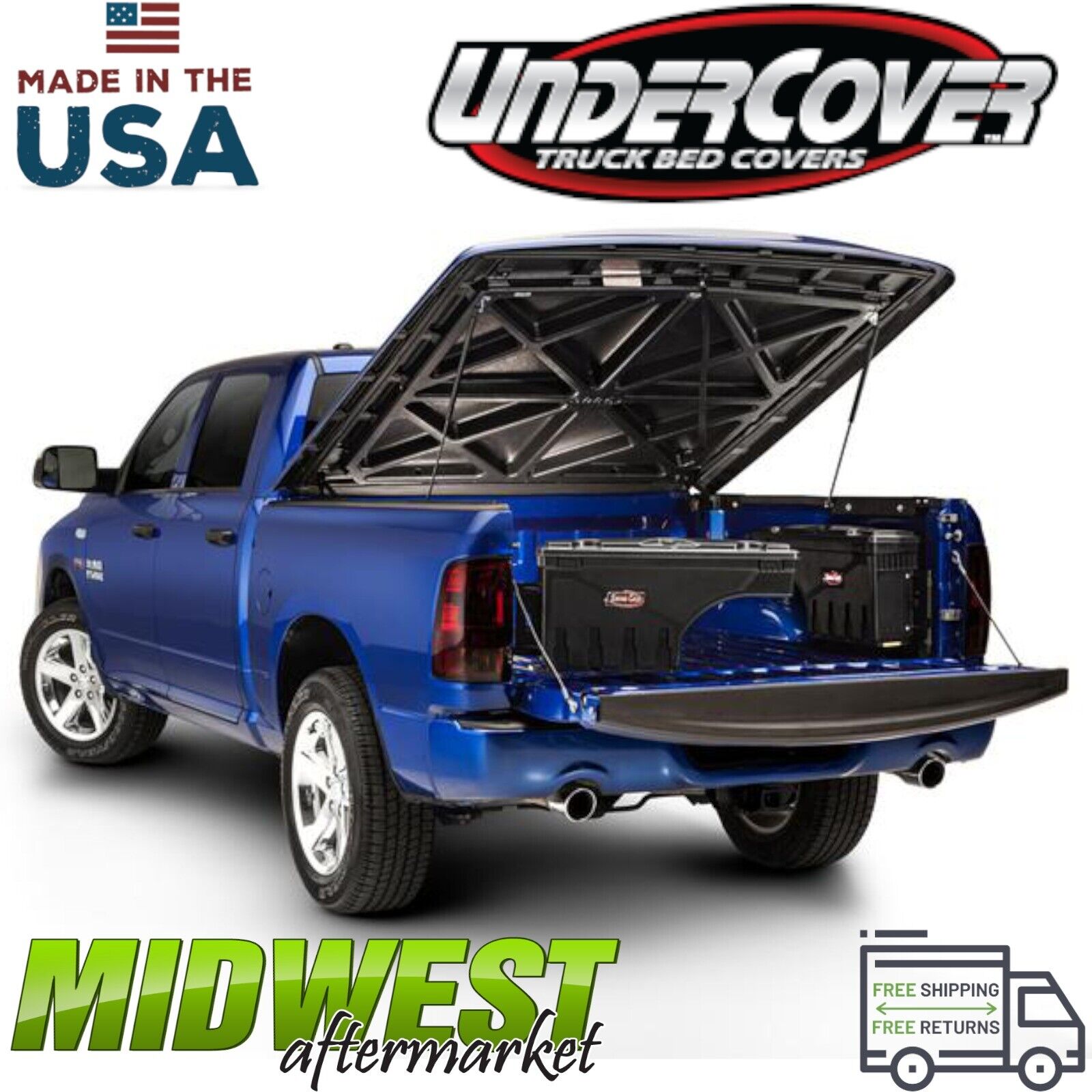 Undercover Driver Side Swing Case For 2002-2019 Dodge Ram 1500 Classic 2500 3500