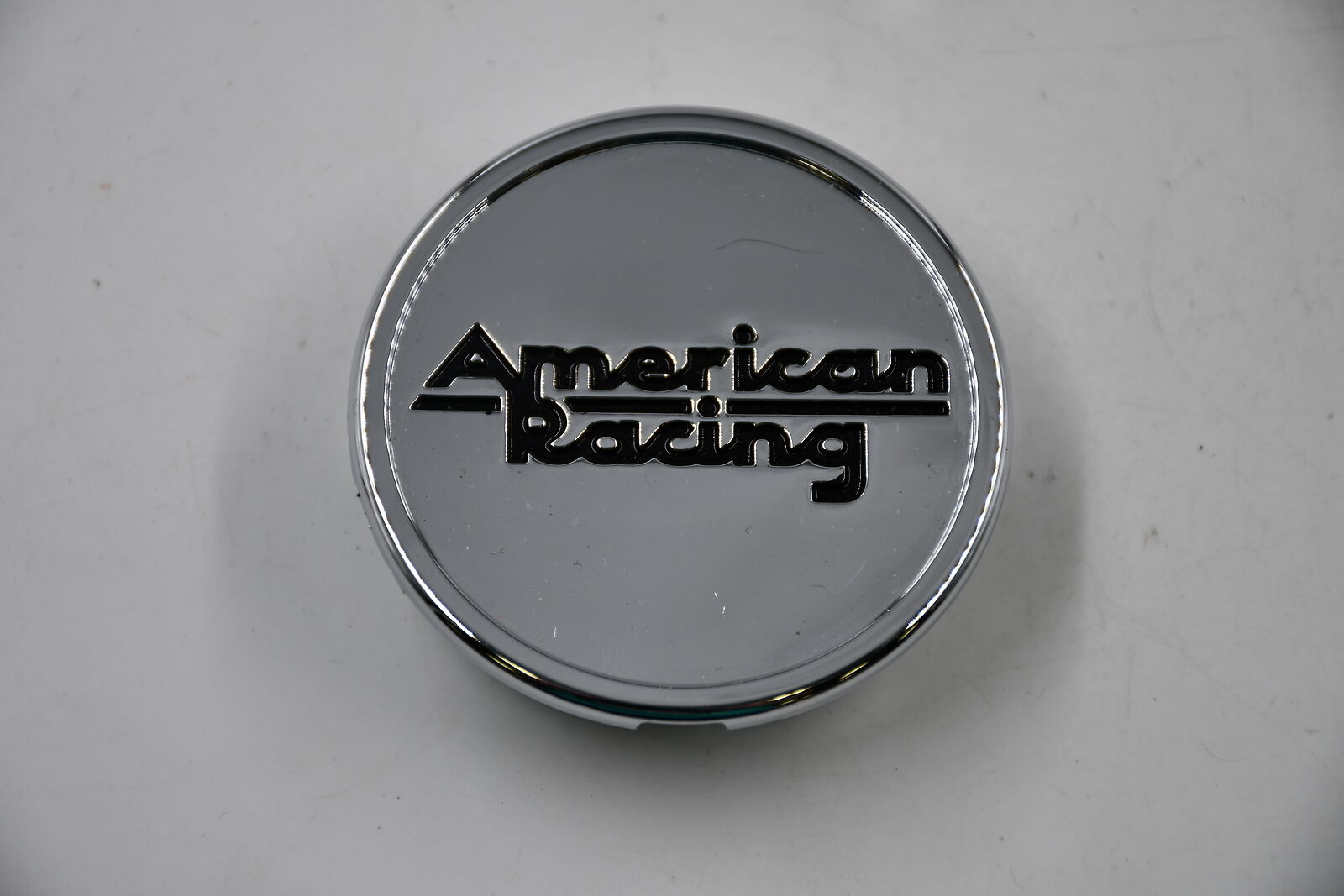 American Racing Chrome w/ Black Lettering Wheel Center Cap Hub Cap 919-CAP 2.625