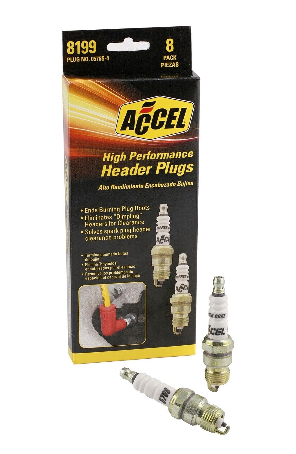 ACCEL 8199 U Groove Spark Plug Header Plug