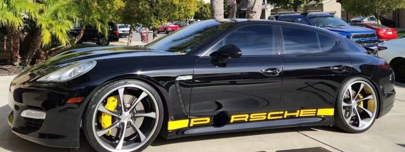 Custom Speedster Side Door Decals Set For Porsche Panamera 2009-2024 Heritage