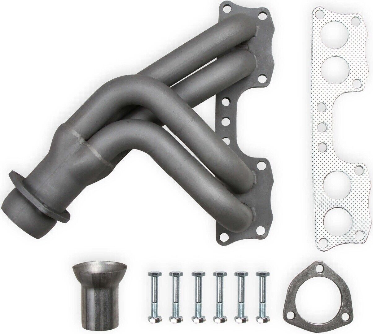 FLOWTECH SHORTY HEADER,NATURAL,FITS 75-81 CELICA,75-88 PICKUP W 20R,22R ENGINE