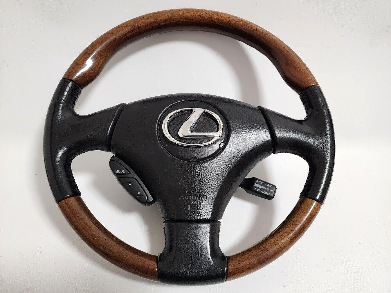 Toyota Soarer UZZ40 LEXUS SC430 Genuine wood steering Wheels JDM