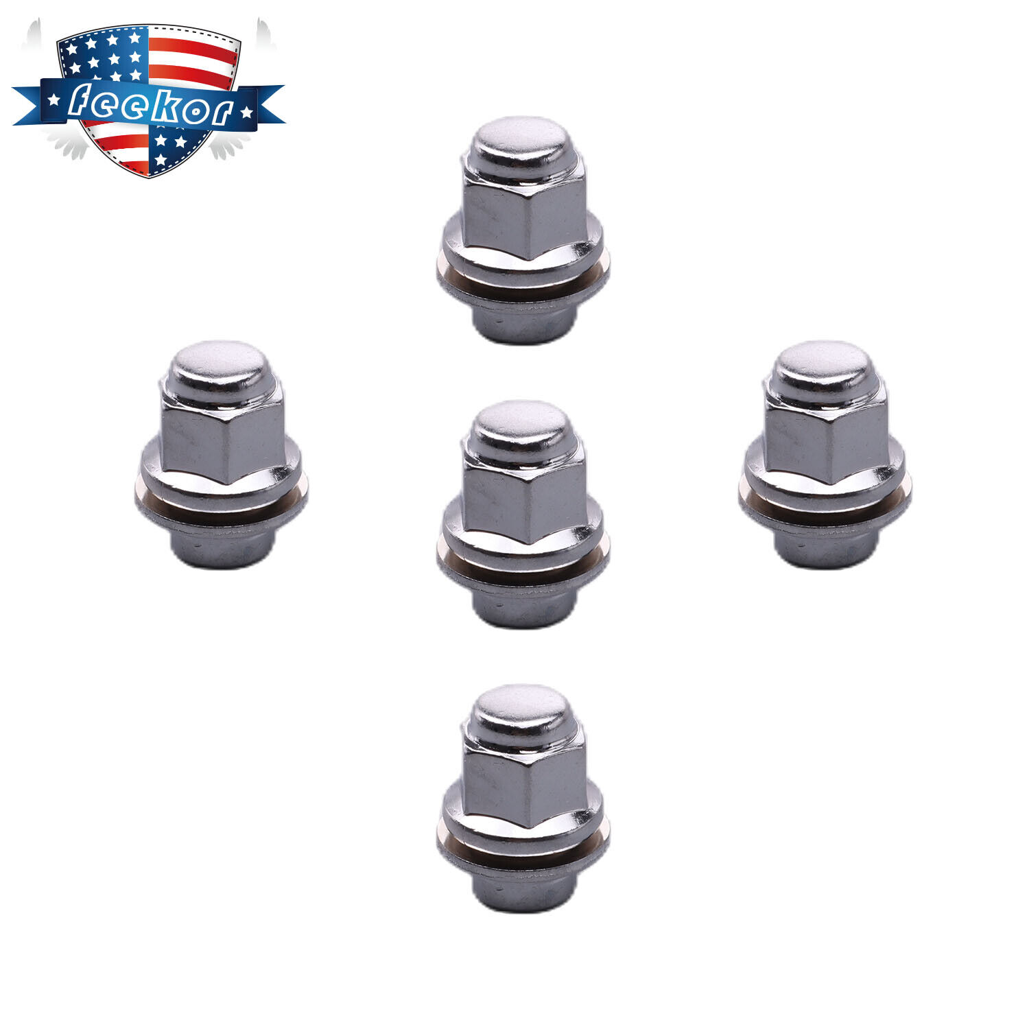 5x Front or Rear M14-1.50 Wheel Lug Nuts for Lexus LS460 2007-2017 LC500 LS600h 