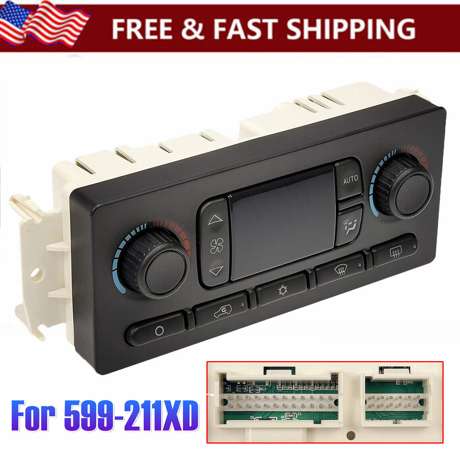 AC Heater Climate Control Module 599-211XD For Chevy GMC Sierra Improved Design