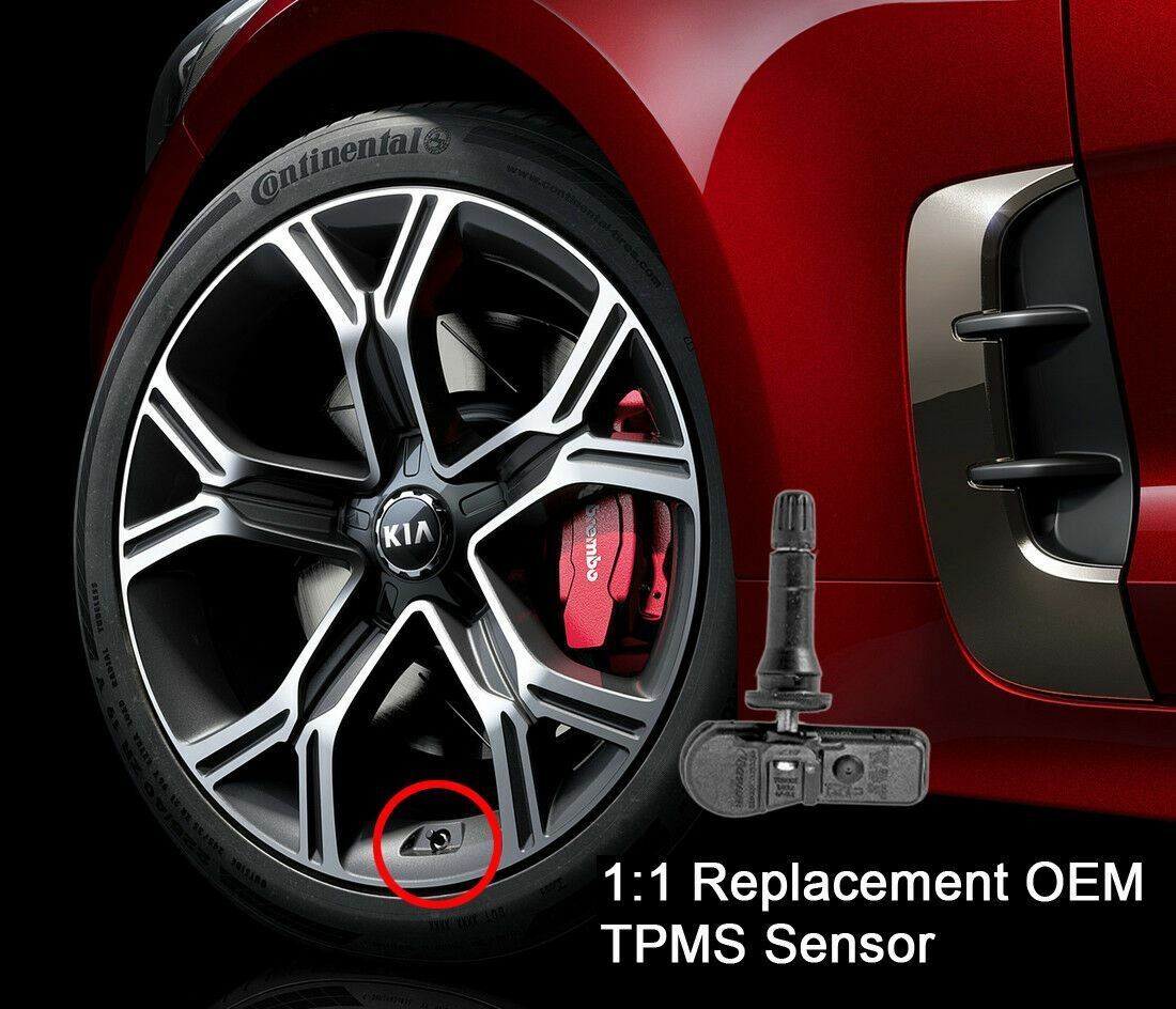 New OEM 52933J5000 TPMS Sensor Valve for KIA Stinger 17-18 Tire Pressure