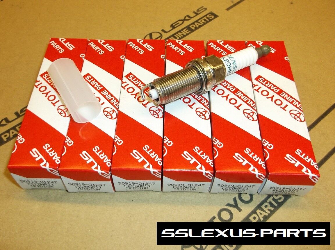 Lexus RX350 (2007-2017) OEM Genuine Iridium SPARK PLUG SET (6) Plugs 90919-01247