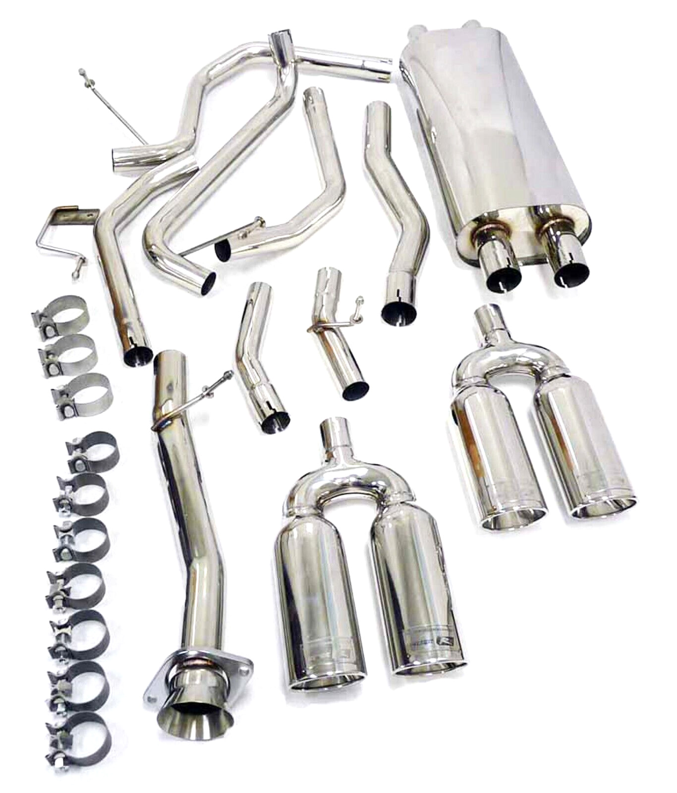 S/S Catback Exhaust System For 03-06 Hummer H2 SUV/SUT By Maximizer-HP 