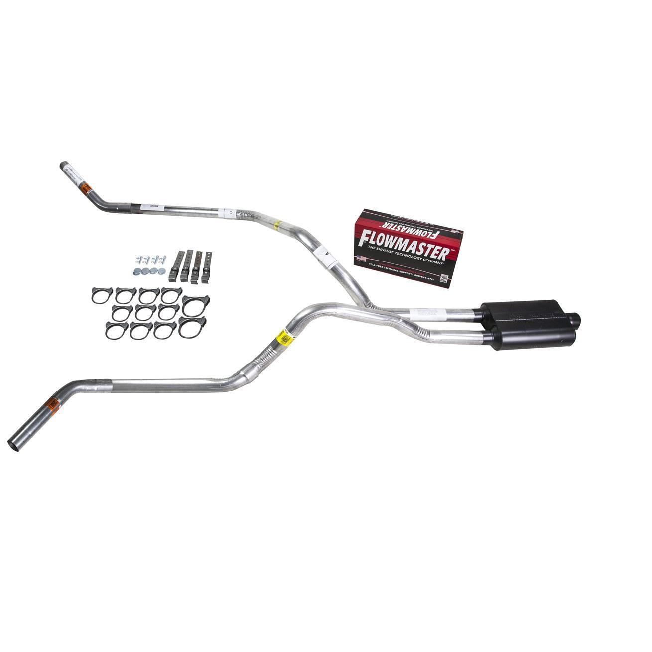 Tundra 00-07 dual exhaust 2.5 pipe Flowmaster Super 44  Corner exit