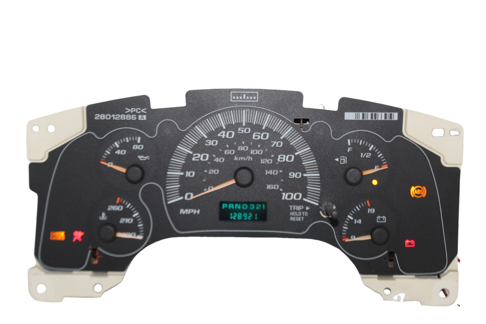 Speedometer Instrument 04 05 Savana Express VAN Gauges 128,921 Miles NO LENS