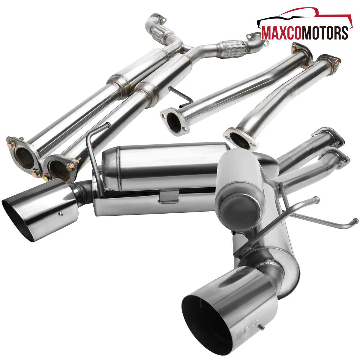 Catback Exhaust Fits 2003-2007 Infiniti G35 2Dr Coupe Dual 4.5\