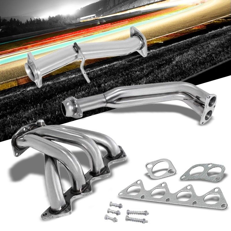 Manzo Stainless Steel Exhaust Header Manifold For 90-94 Eclipse/Talon 2.0L NT