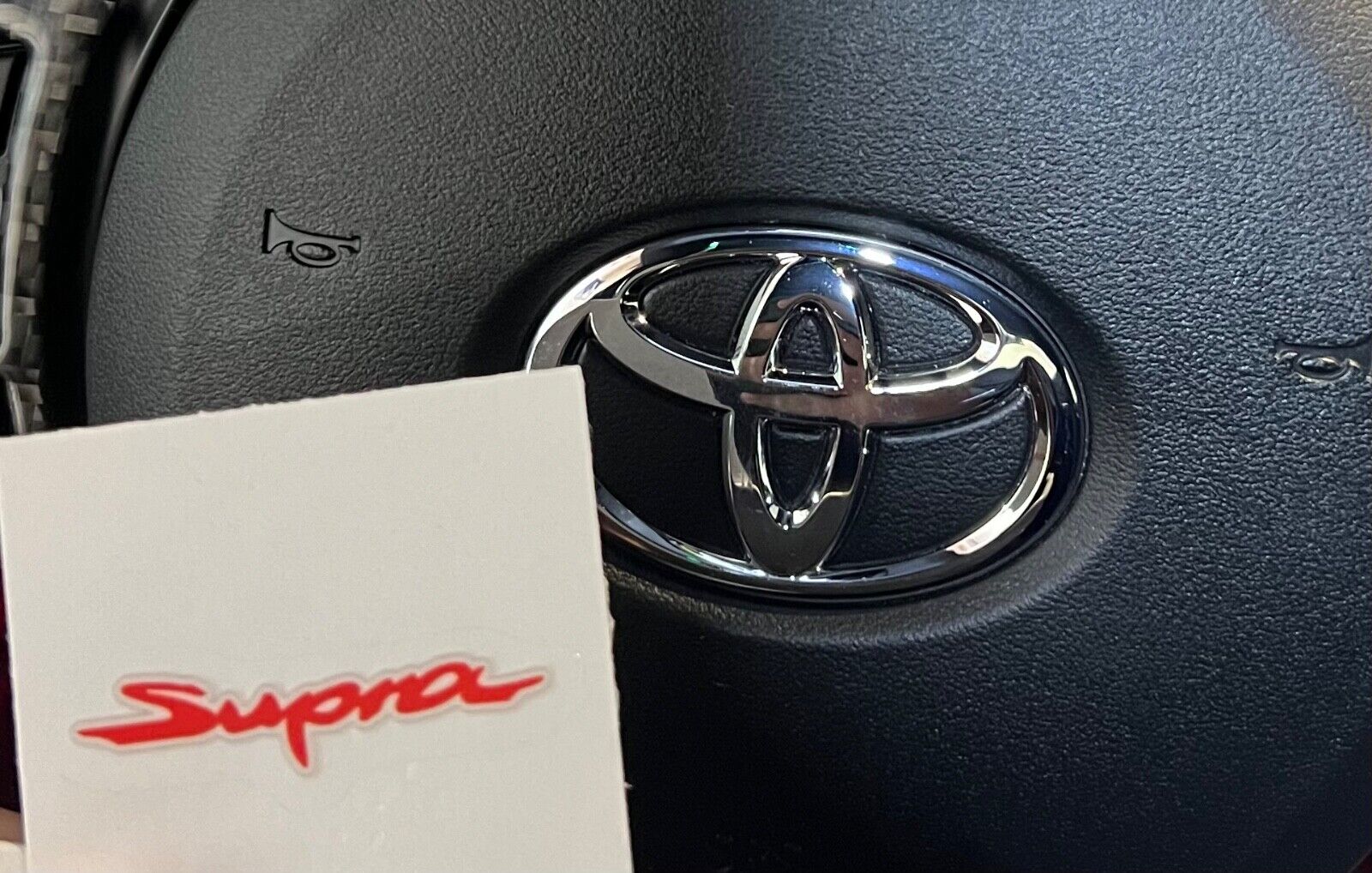 Steering Wheel Logo Decal for Toyota Supra MK5 MKV A90 A91 GR (PICK COLOR)