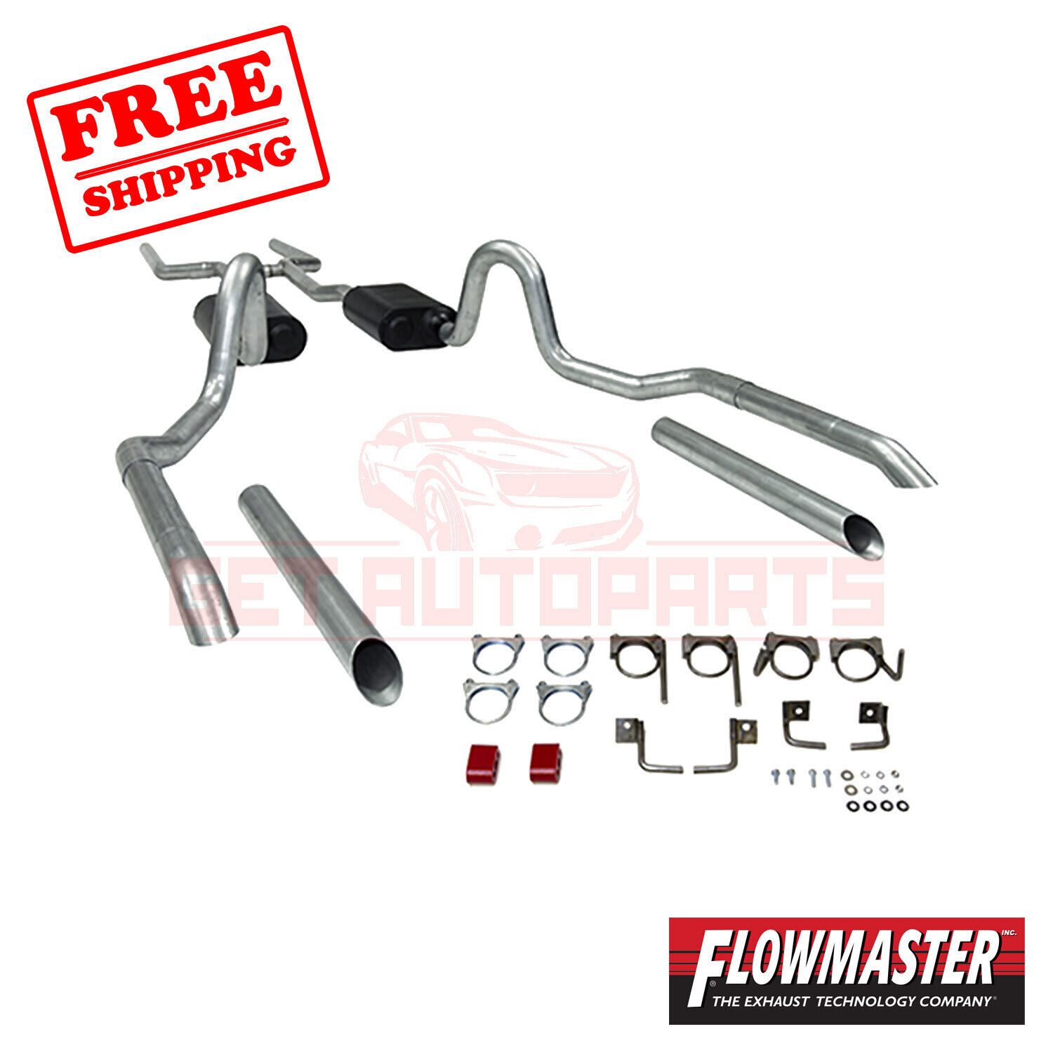 FlowMaster Exhaust System Kit for Buick GS 350 68-69