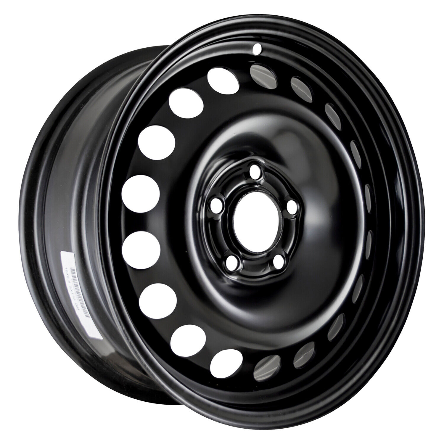 08055 Reconditioned OEM 16x6.5 Black Steel Wheel fits 2006-2011 Chevrolet HHR