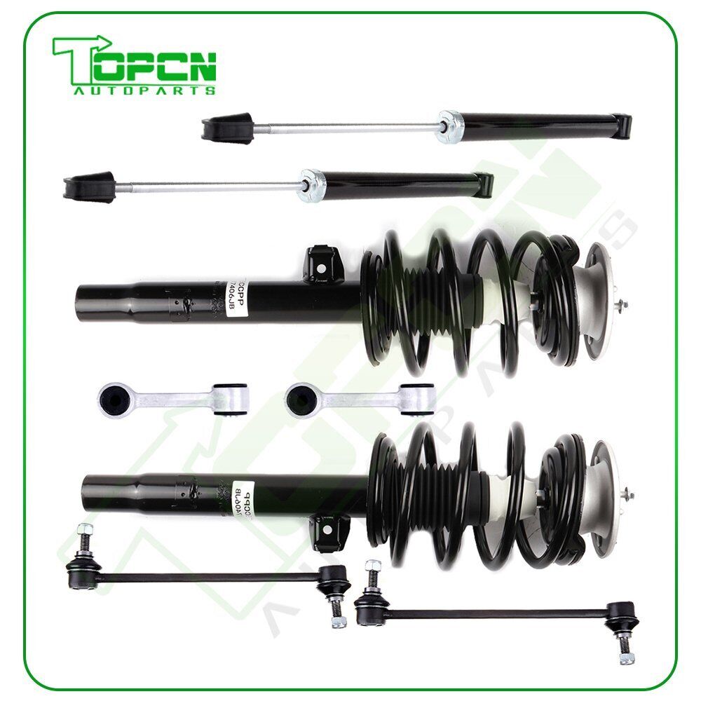 For 2000 BMW 323Ci CHASSIS #E46 Front Rear Struts + Shock Absorbers + Sway Bars