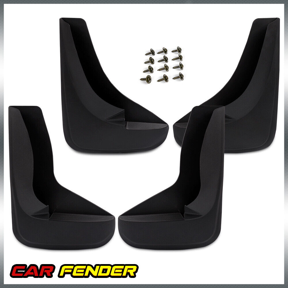 Fit For Universal Mud Flaps Splash Guards With Hardware Front + Rear Combo Set