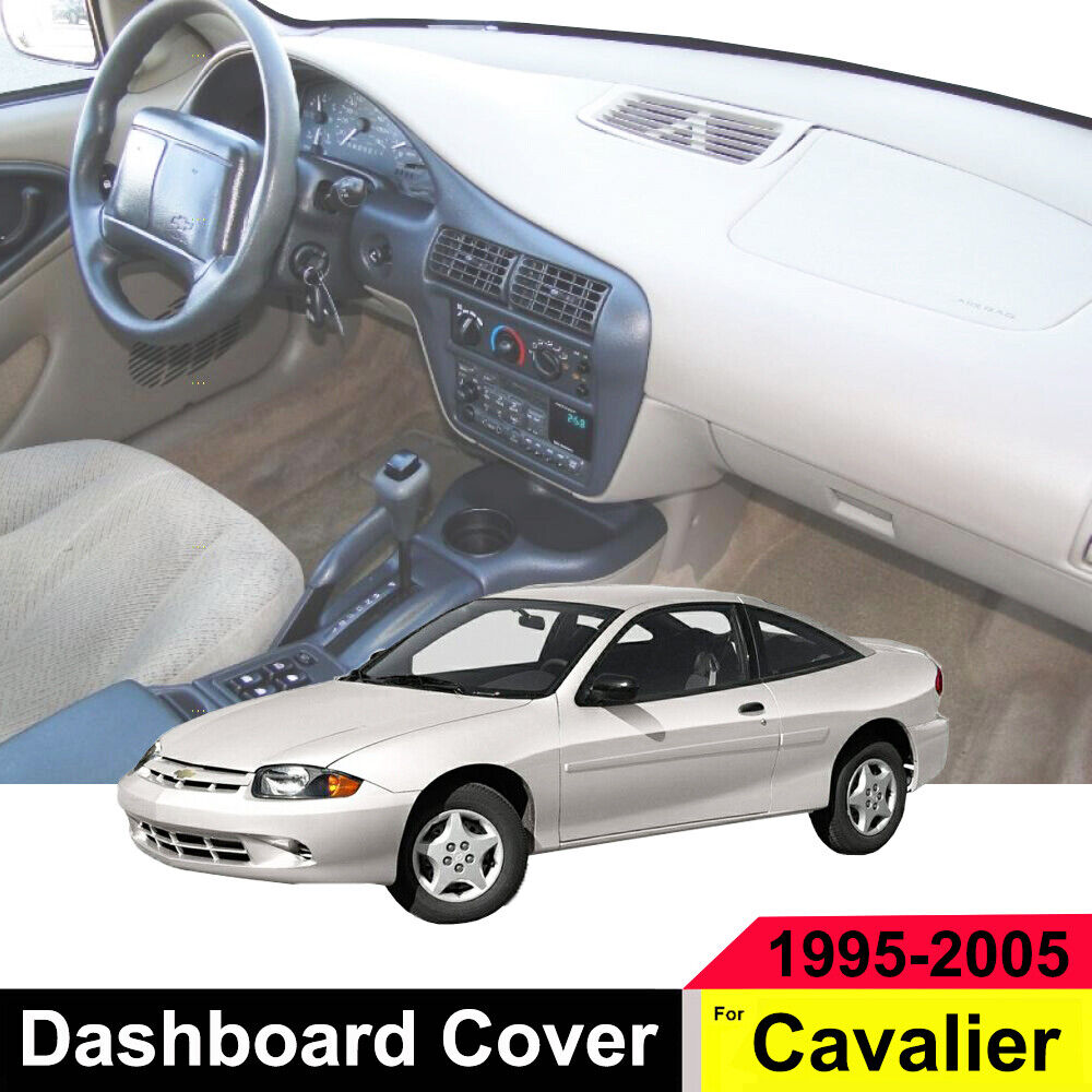 For 1995-2005 Chevy Cavalier Mat Dash Cover Dashmat Dashboard Carpet Black