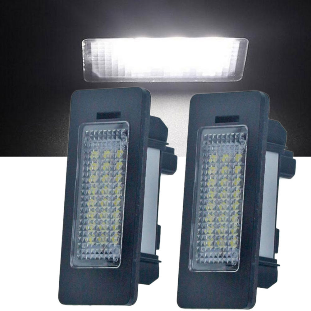 Pair 24 LED Error Free License Plate Lights for BMW E39 E60 E70 E82 E90 E92 US