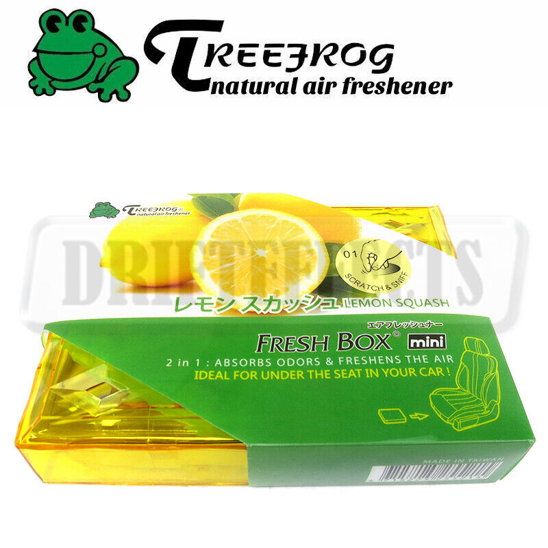 Treefrog Fresh Box Air Freshener Mini (80g/2.8oz) JDM Fresh Scent Lemon Squash