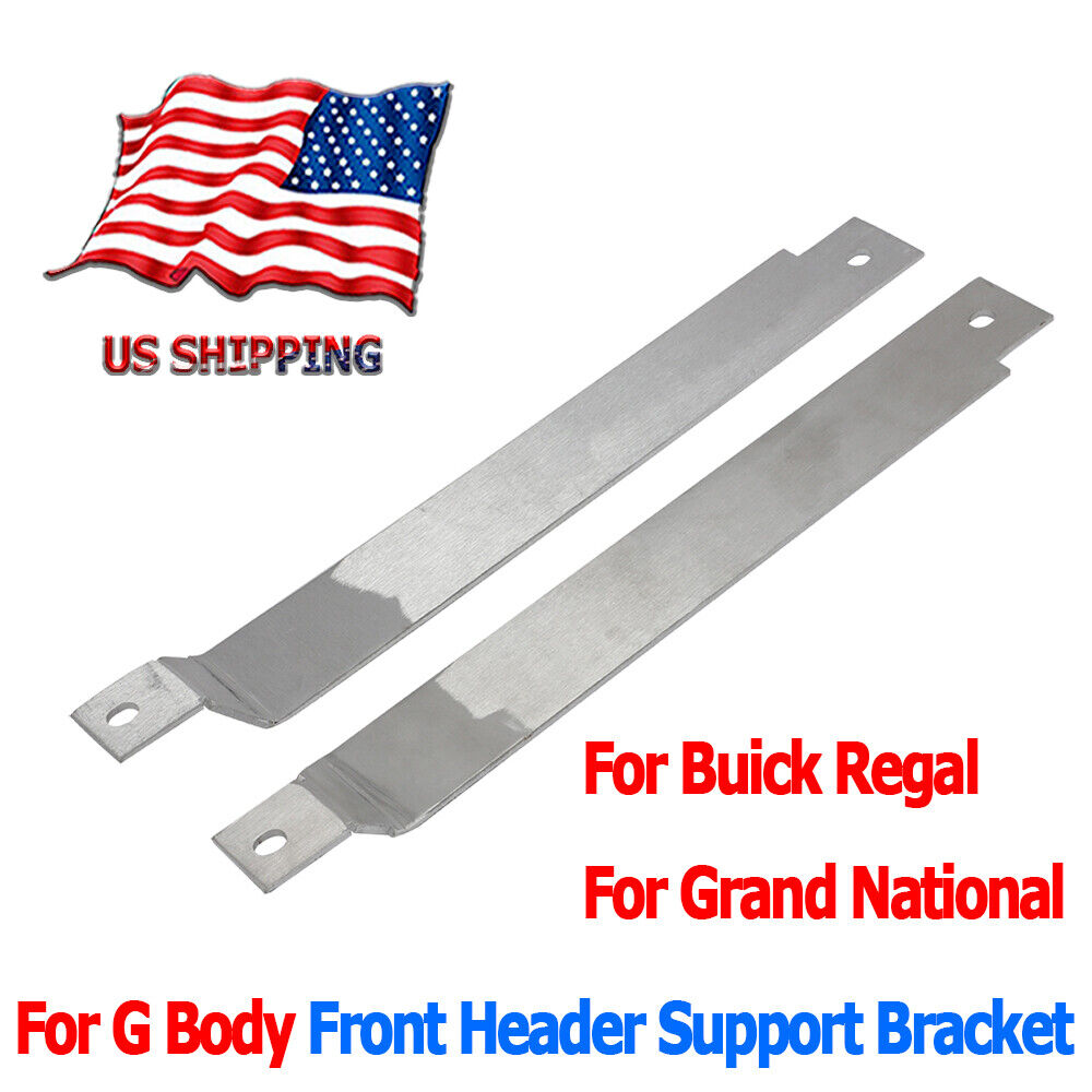 Front Header Support Bracket Pair For Buick Regal Grand National 82-88 G Body