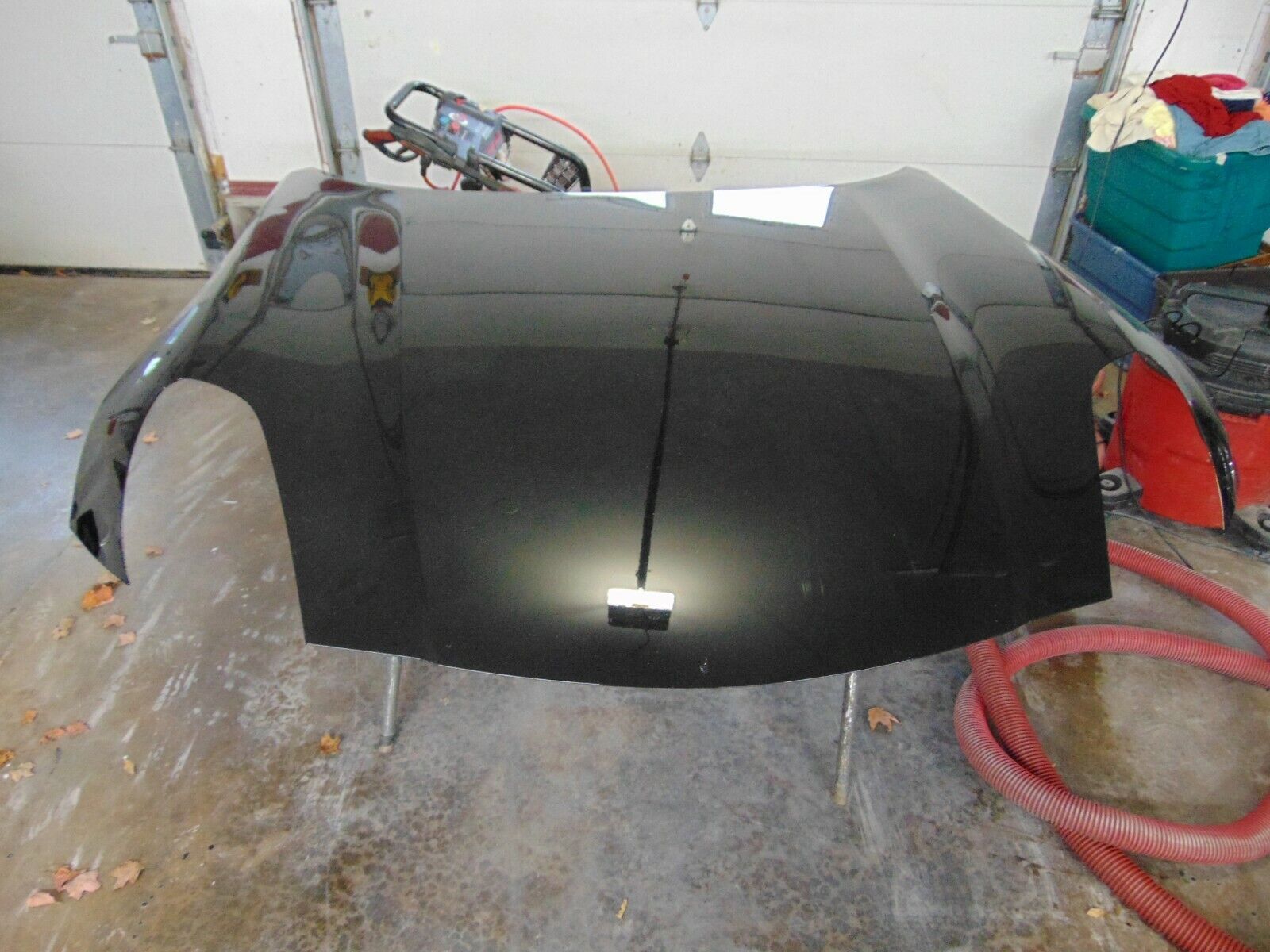 used black Pontiac GM OEM 06-09 Solstice-Hood Panel 89025309