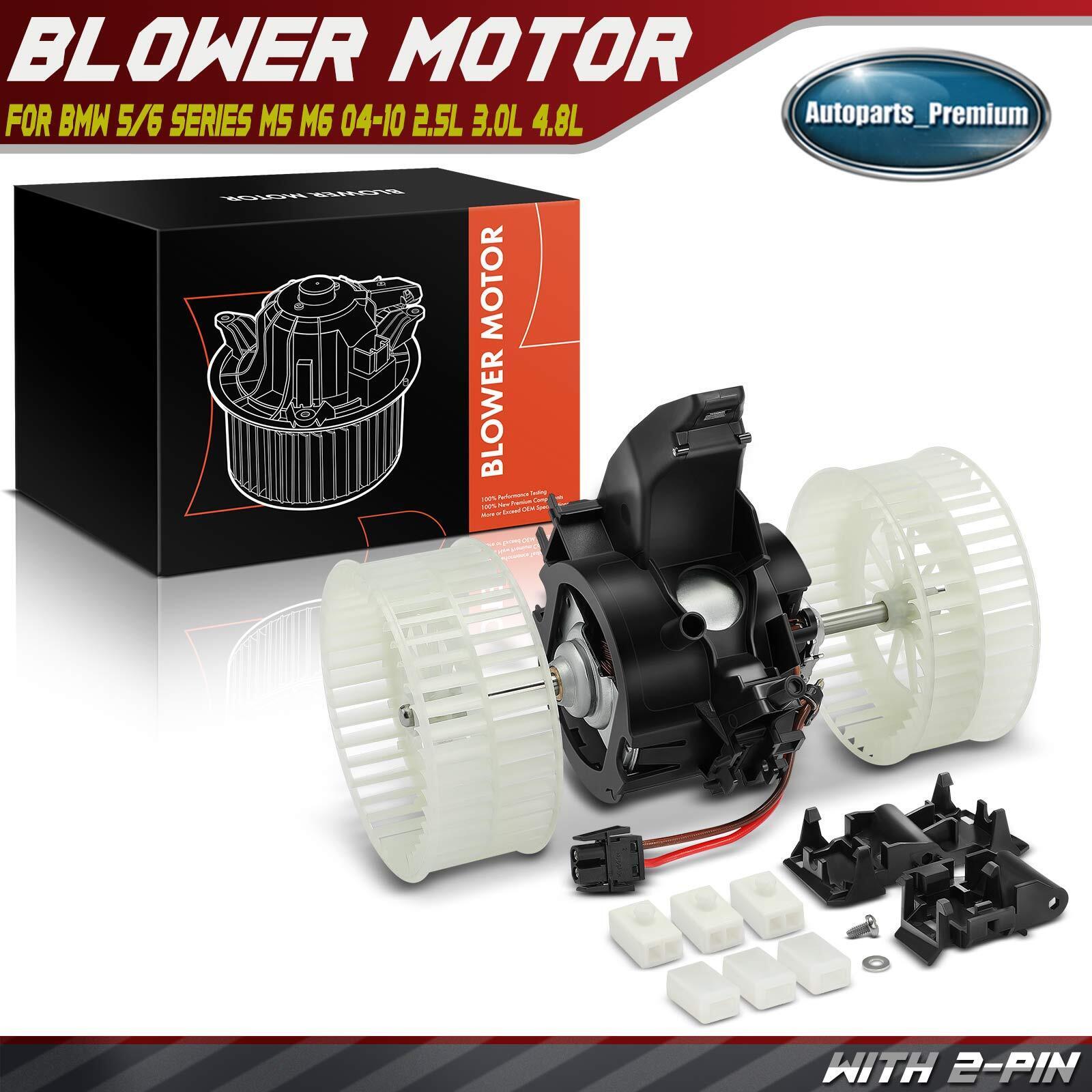 HVAC Blower Heater Motor w/ Fan Cage for BMW 528i 535i XDrive 650CI M5 M6 700280