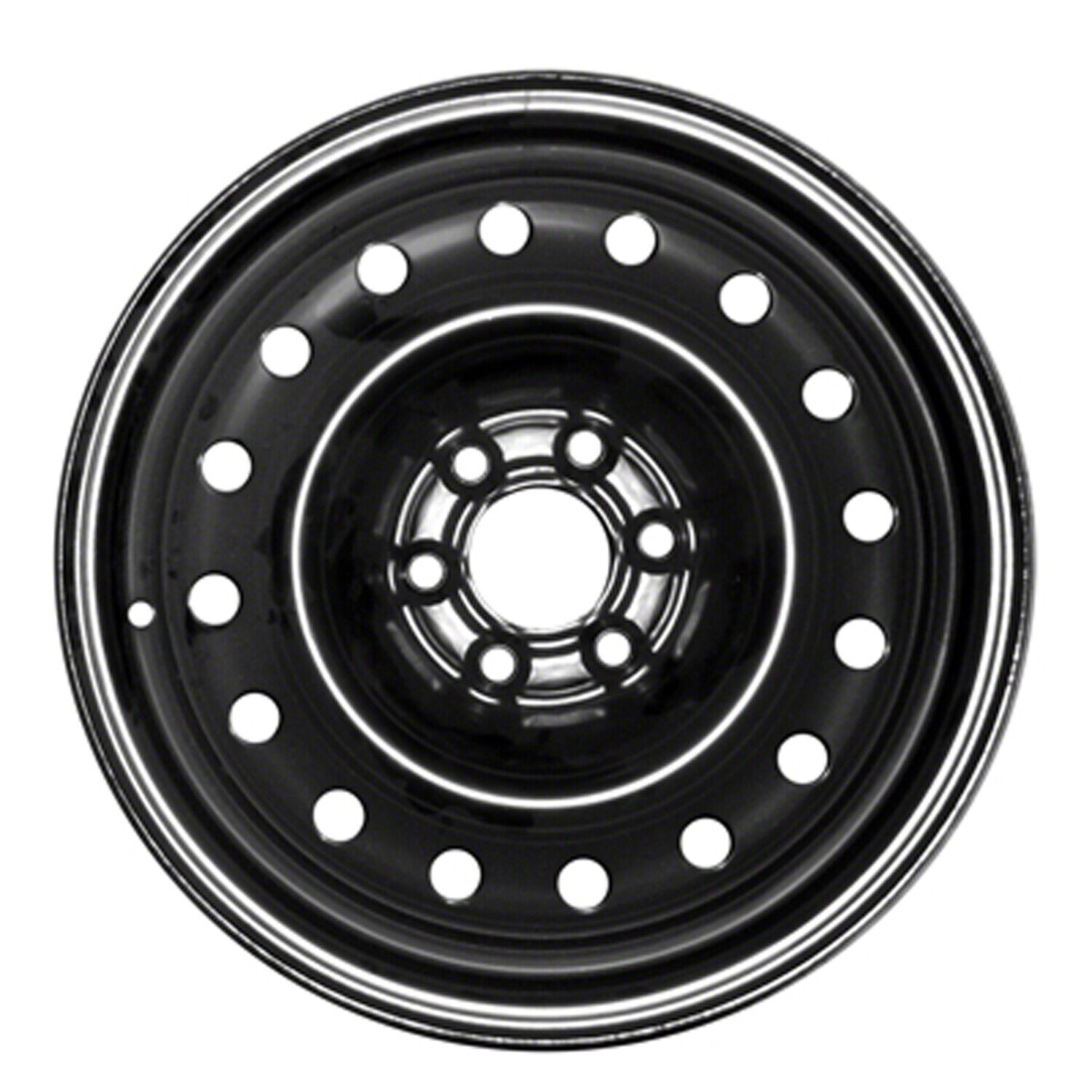 02190 Reconditioned OEM 16x7 Black Steel Wheel fits 2001-2004 Dodge Dakota