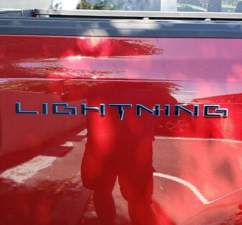 Ford F-150 Lightning Bedside Emblem Used OEM