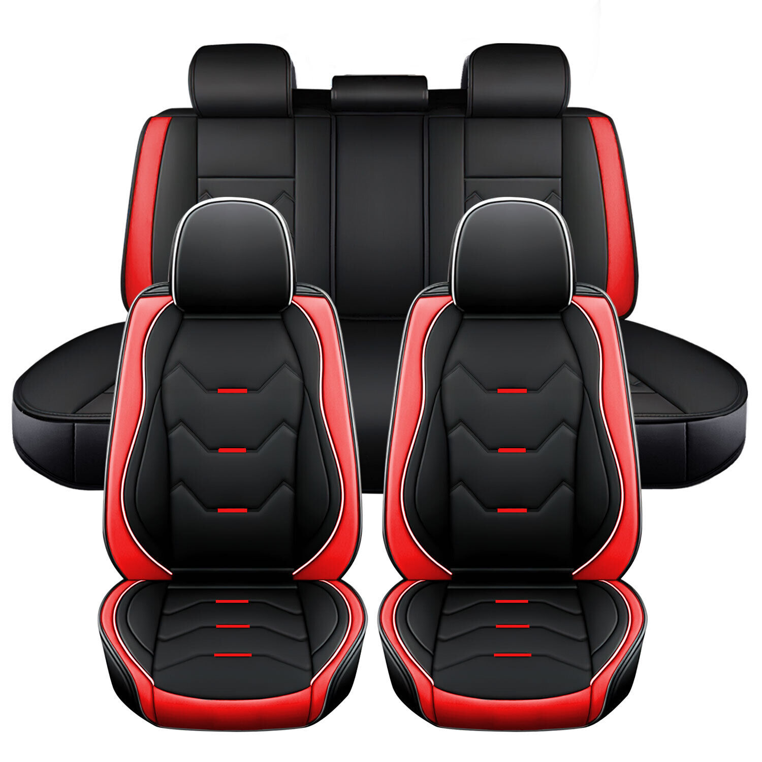 5 Seat Full Set Car Seat Covers Leather For Infiniti FX35 FX45 M35 G35 G37 EX35