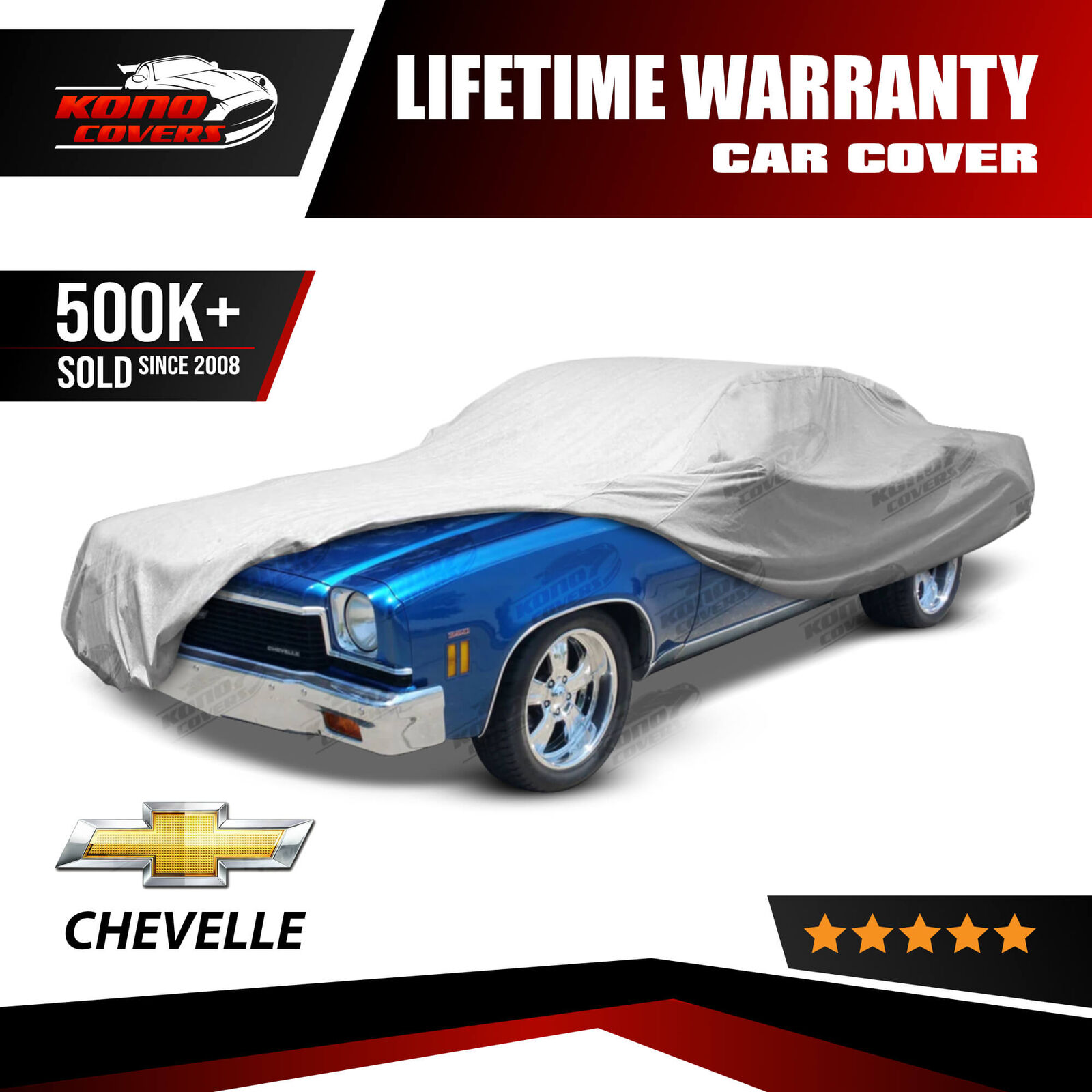 Chevrolet Chevelle 4 Layer Waterproof Car Cover 1972 1973