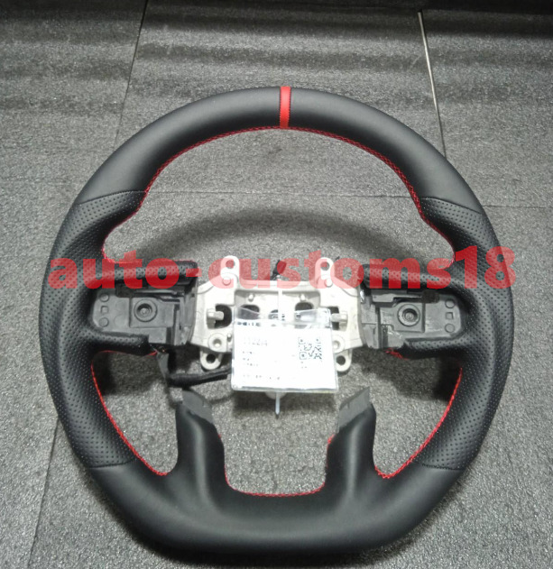 Full leather Heated Steering Wheel For ram 1500 rebel 2019 2020 2021 2022 2023