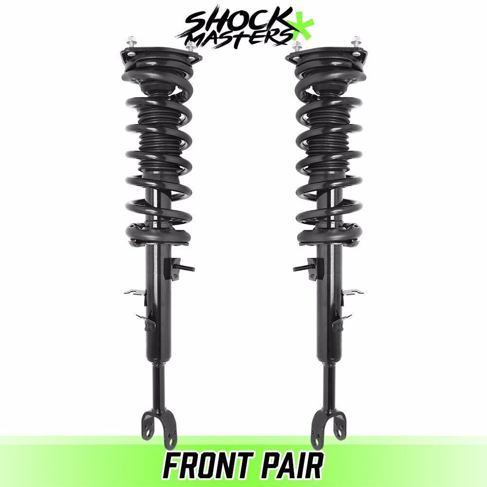 Front Pair Quick Complete Strut & Coil Springs for 2003-2007 Infiniti G35 RWD