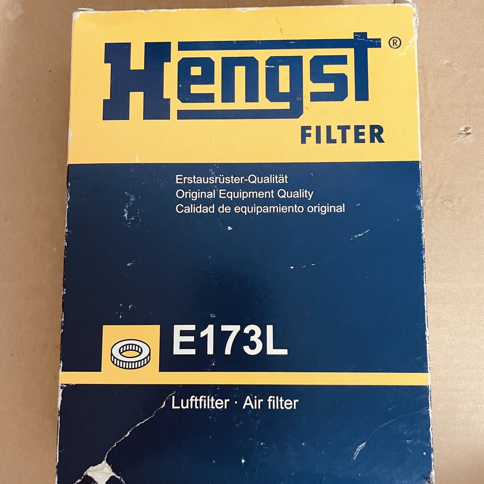 Air Filter HENGST E173L for BMW 323Ci, 323i, 323is, 325Ci, 325i, 325is Brand New