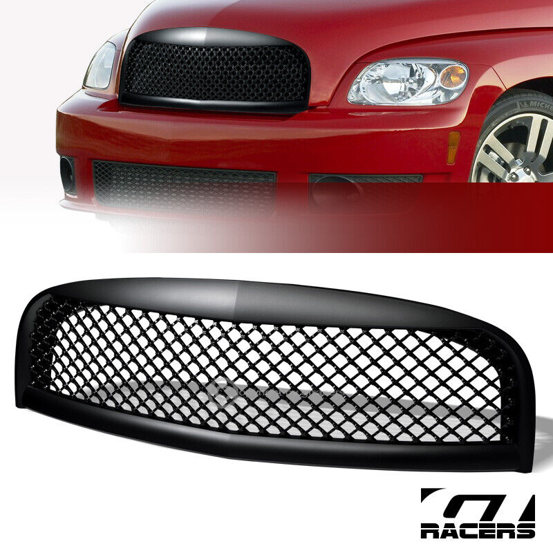 *Matte Black* For 2006-2011 Chevy Hhr Luxury Mesh Front Bumper Grill Grille ABS