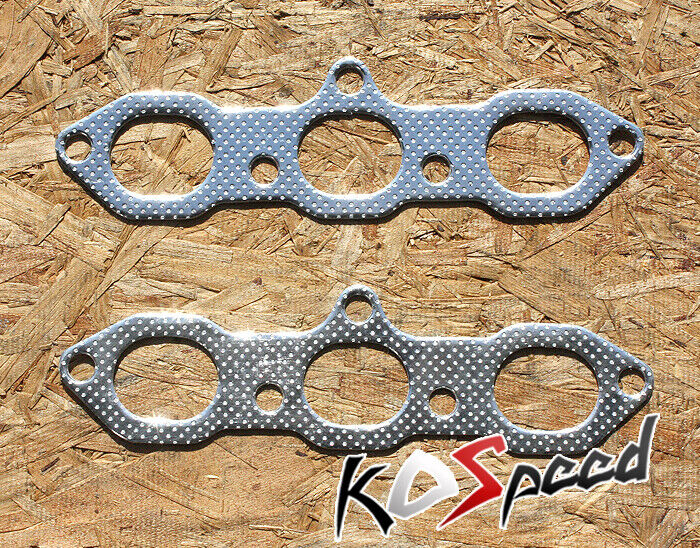 FOR 98-02 ACCORD V6 EXHAUST HEADER MANIFOLD GRAPHITE ALUMINUM GASKET J30A1 3.0