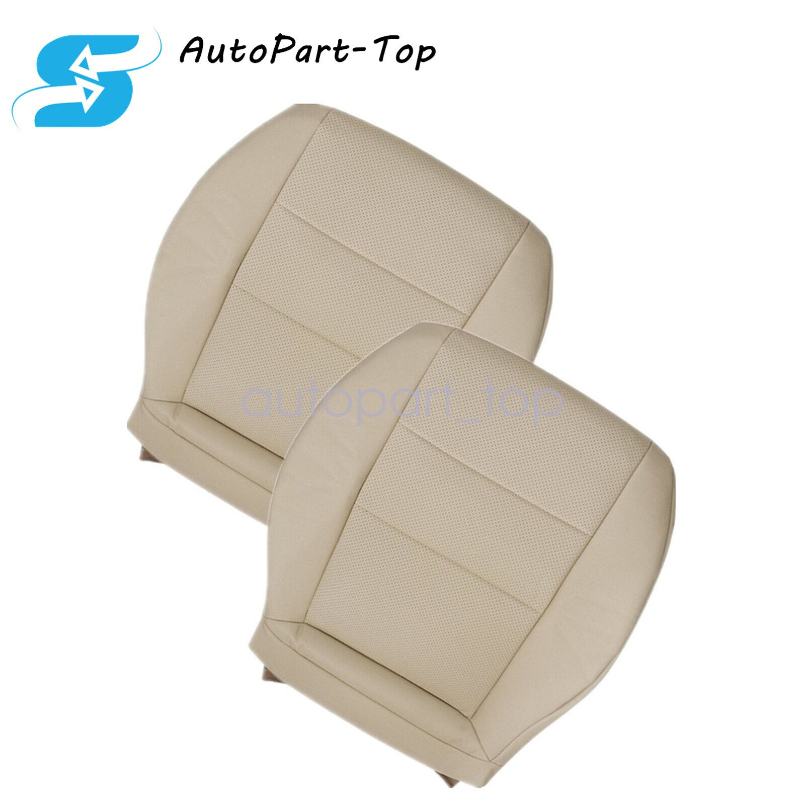 For 2012 Mercedes Benz GLK Front Bottom Replacement Leather Seat Cover Ivory
