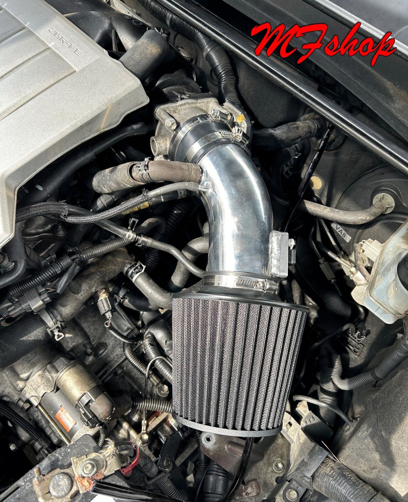 Black Air Intake System Filter Kit For 2007-2011 Toyota Camry 3.5L V6