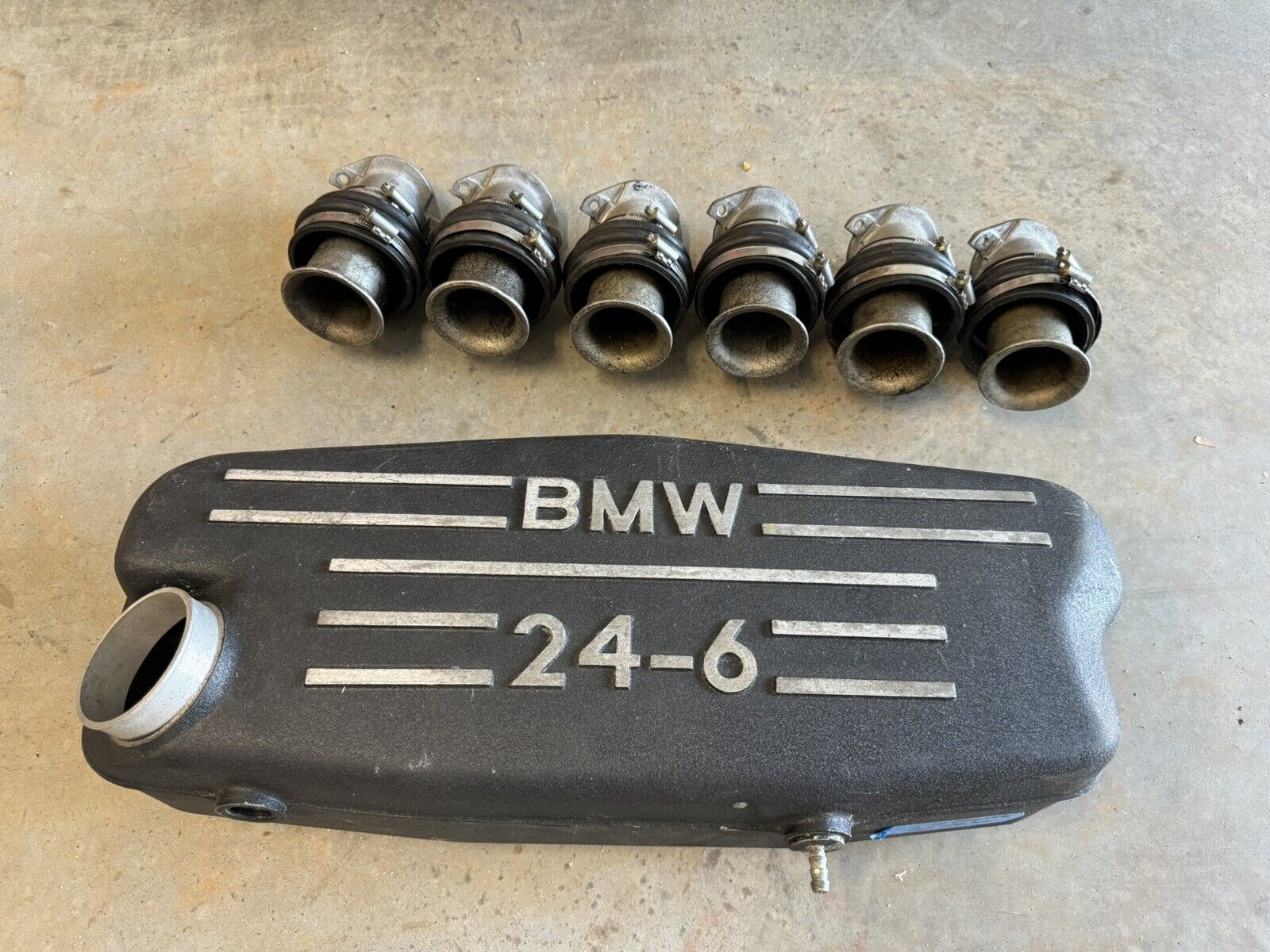 BMW E23 E24 E28 M6 M5 635CSi 635 735 M88 S38 Air Intake Plenum Trumpet OEM