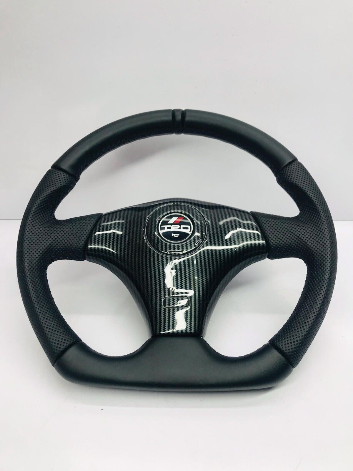 TRD Flat Bottom Steering Wheel For TOYOTA MR-2 SPYDER, CELICA, Supra MK4 JZA80