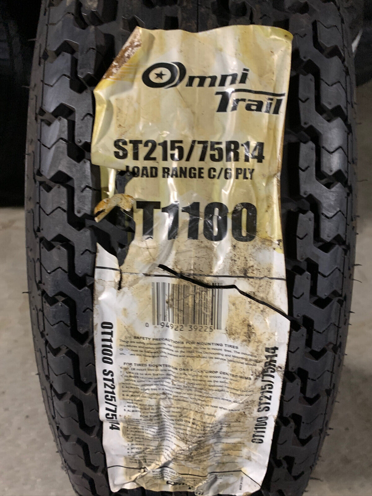 2 New ST 215 75 14 LRC 6 Ply Omni Trail Trailer Older Production Tires