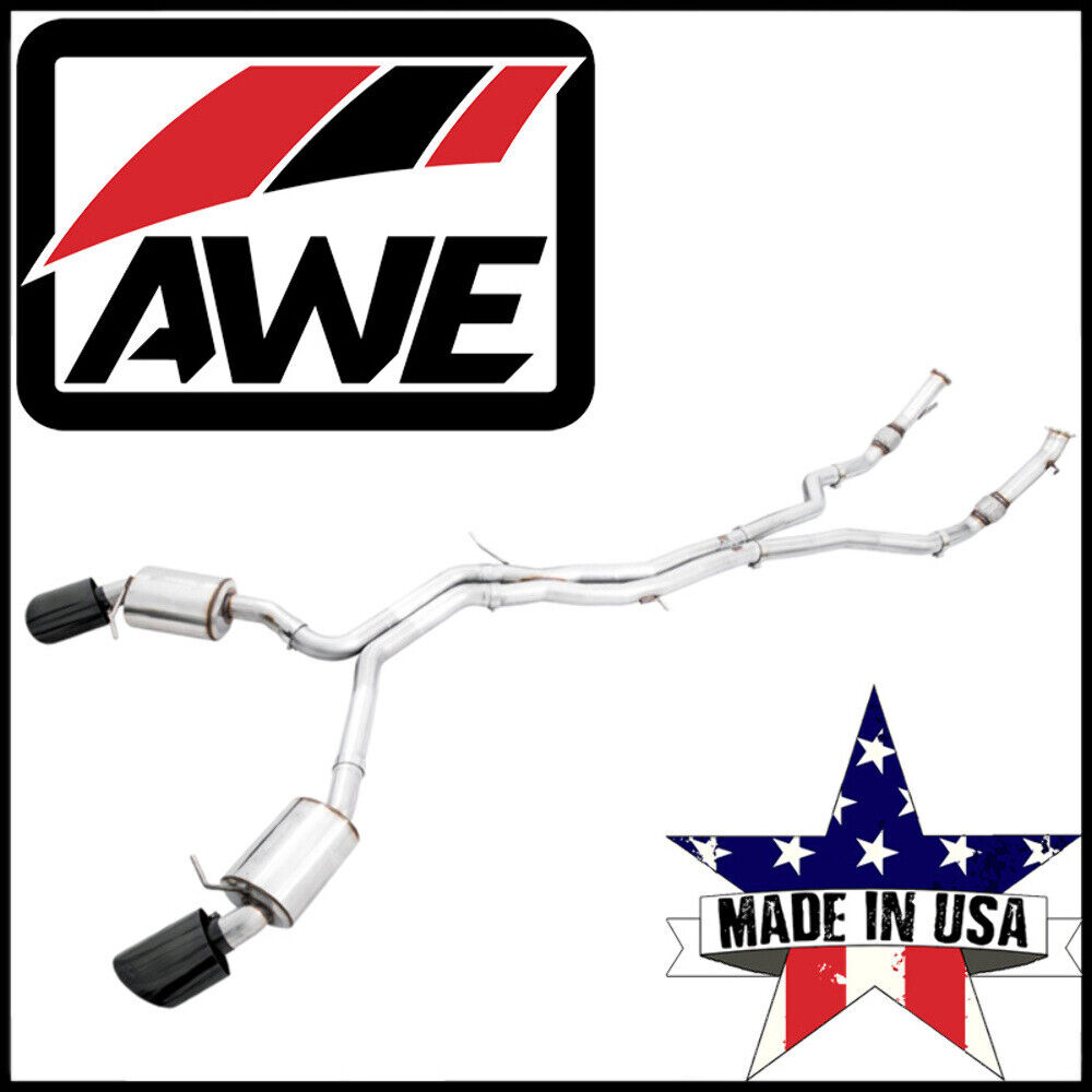 AWE Touring Edition Cat-Back Exhaust System fits 2018-2019 Audi RS5 Base 2.9L