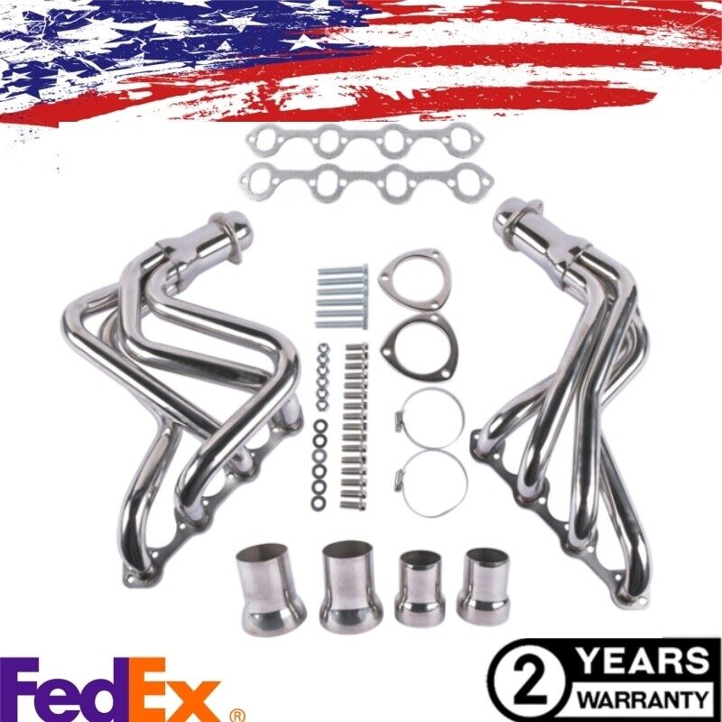 For 1969-79 Ford F-100 RWD 302W 5.0L V8 Exhaust Manifold Headers Stainless Steel